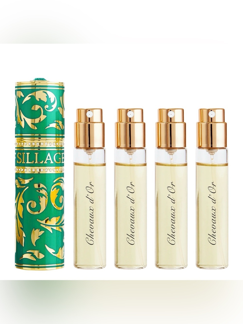 House of SILLAGE Arabesque Chevaux D'or travel spray set 4x8ml NWT